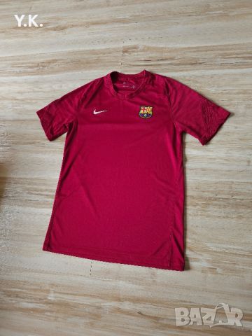 Оригинална мъжка тениска Nike Dri-Fit x F.C. Barcelona / Season 21-22 (Training), снимка 3 - Тениски - 45539957