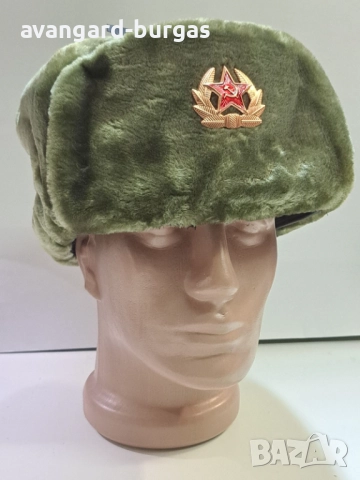 Мъжка шапка - еко кожа, зелен цвят-214, снимка 3 - Шапки - 52205991