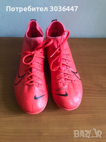 Детски футболни бутонки Nike Mercurial 38.5 номер, снимка 2 - Футбол - 46173470