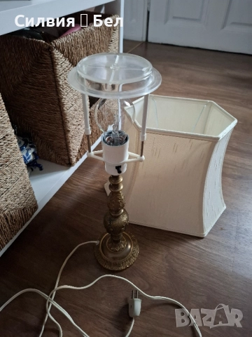 Винтидж настолна лампа , снимка 7 - Настолни лампи - 51917445