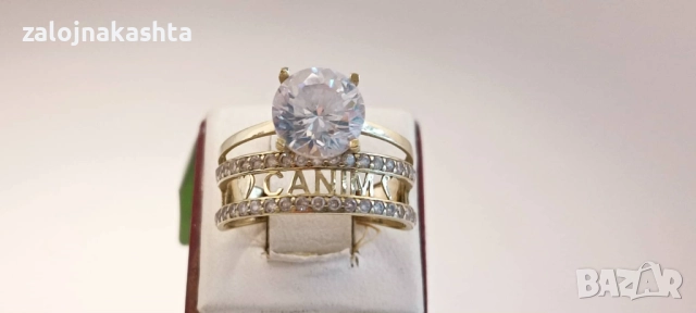 Нов-Златен пръстен -3,42гр/14кр