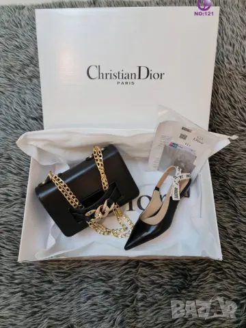 дамски обувки на ток и чанта christian dior , снимка 2 - Чанти - 47240285