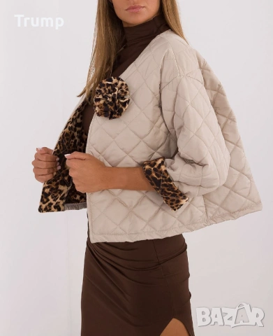 -20 %Дамско ватирано яке, идеално за преходните сезони, Гръдна обиколка над 120 см.