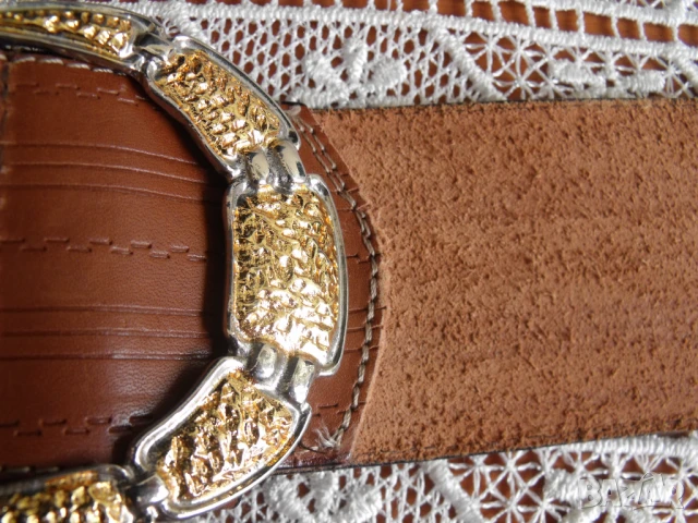 Дамски колан естествена кожа, снимка 4 - Колани - 49243106