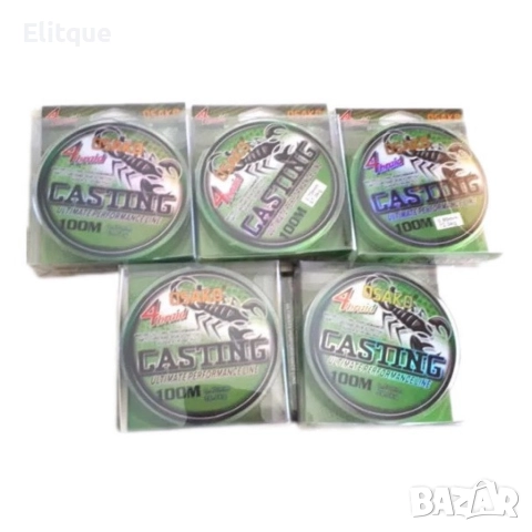 Плетно дебело влакно Osako Casting 100m, снимка 2 - Такъми - 52862637