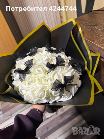 Ръчно изработено искутвено цвете 50, снимка 1