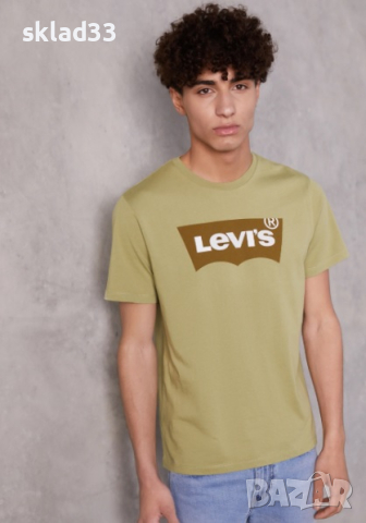 1036	Мъжка тениска LEVIS - размер М, снимка 1 - Тениски - 44994514