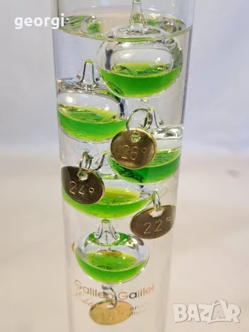 Голям галилеев термометър 14/1, снимка 2 - Декорация за дома - 49396942