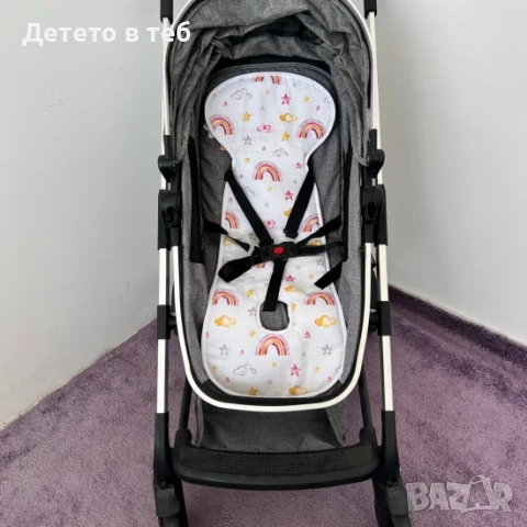 Постелка против изпотяване с 3д меш и муслин Дъга, снимка 1