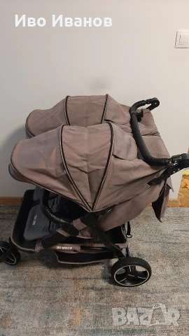 Количка за близнаци "Baby Monster", снимка 6 - Детски колички - 53654676