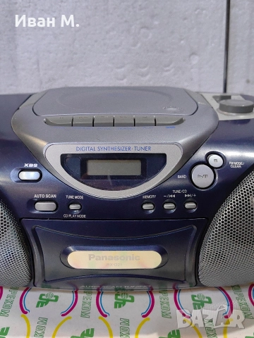 Радиокасетофон със CD Panasonic , снимка 12 - Радиокасетофони, транзистори - 52622404