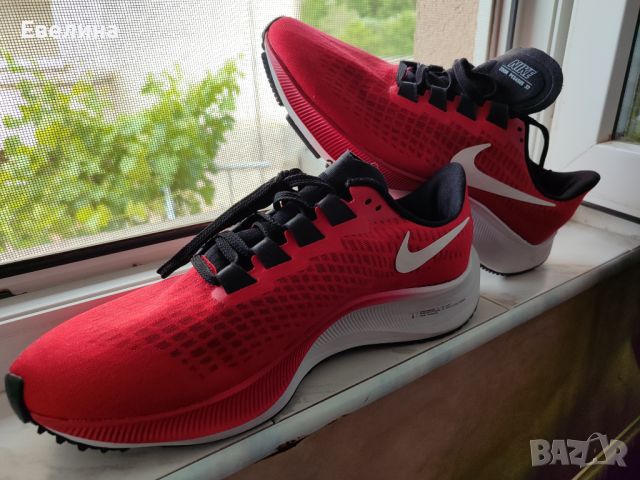 Чисто нови! Червени оригинални мъжки маратонки Nike, снимка 2 - Маратонки - 46145583