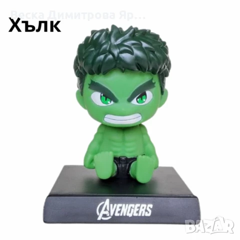 Фигурки с клатеща се глава за кола – Hulk, Thanos, Luffy, снимка 5 - Фигурки - 51152804