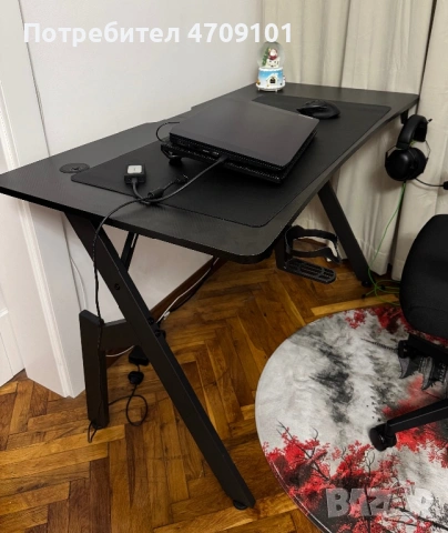 Геймърско бюро 120 см – ЧИСТО НОВО, в кутия, снимка 3 - Бюра - 53099714