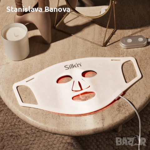 Маска за лице Silk'n - LED Face Mask 100, 4 степени НЕРАЗОПАКОВАНА!, снимка 14 - Други - 51114191