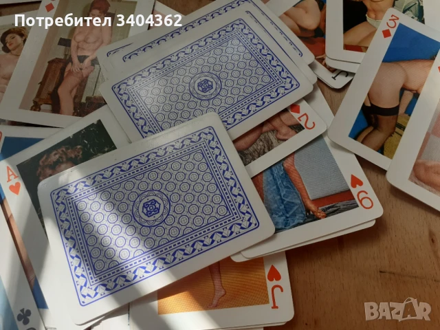 Стари колекционерски еротични карти за игра Good Luck, снимка 8 - Антикварни и старинни предмети - 51109099