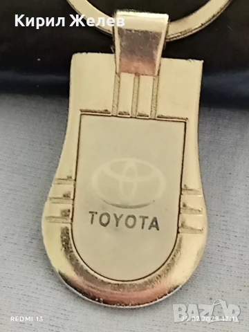 Метален ключодържател с лого TOYOTA за фенове на марката за КОЛЕКЦИЯ 47804, снимка 2 - Колекции - 51119230