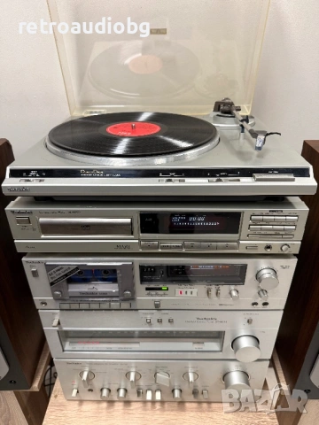 🔊ТОП аудио система - сет TECHNICS - усилвател, тунер, триглав дек, CD, грамофон + опция колони🔉, снимка 3 - Аудиосистеми - 53597361