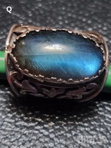 стар сребърен пръстен , снимка 4 - Пръстени - 50276645