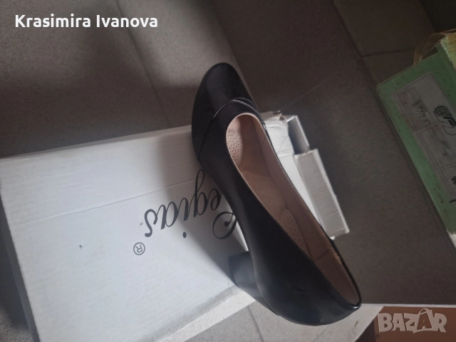 обувки Мегияс еко кожа с ток, снимка 3 - Дамски ежедневни обувки - 52814457