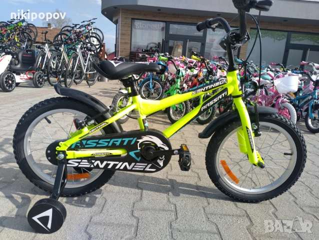 PASSATI Алуминиев велосипед 16" SENTINEL жълт