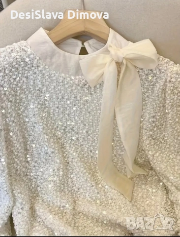 Елегантна дамска блуза, снимка 2 - Блузи с дълъг ръкав и пуловери - 53164923