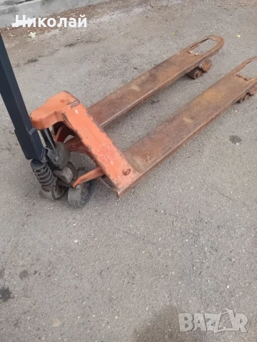 Палетна количка, снимка 3 - Друго търговско оборудване - 50712820