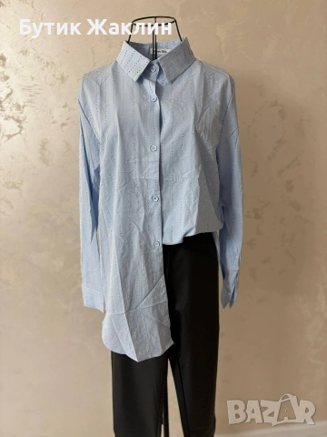 Дамска риза с камъчета 