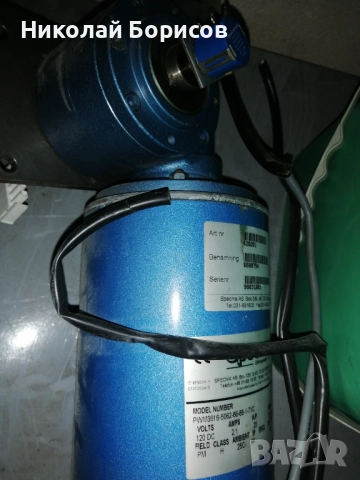 Ел. Мотор SPECMA model pwm 3616-5062-86-88-1-71c , снимка 5 - Електродвигатели - 52860590