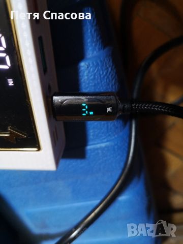 USB кабел ESSAGER за супер бързо зареждане type C 100W, с индикатор, снимка 3 - Резервни части за телефони - 45982510