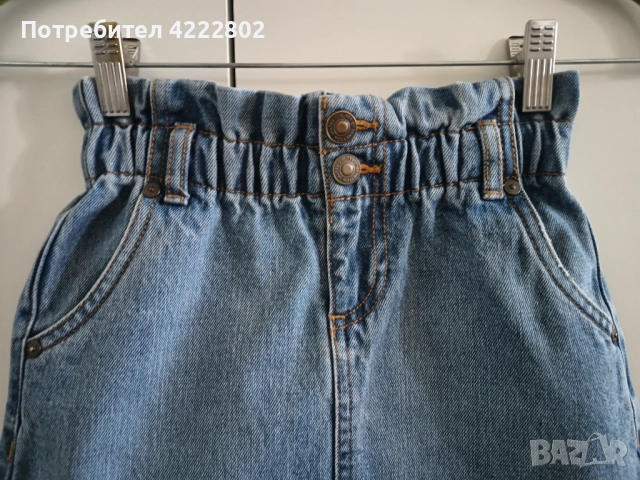 Детска дънкова оригинална пола Benetton , снимка 2 - Детски рокли и поли - 51593170