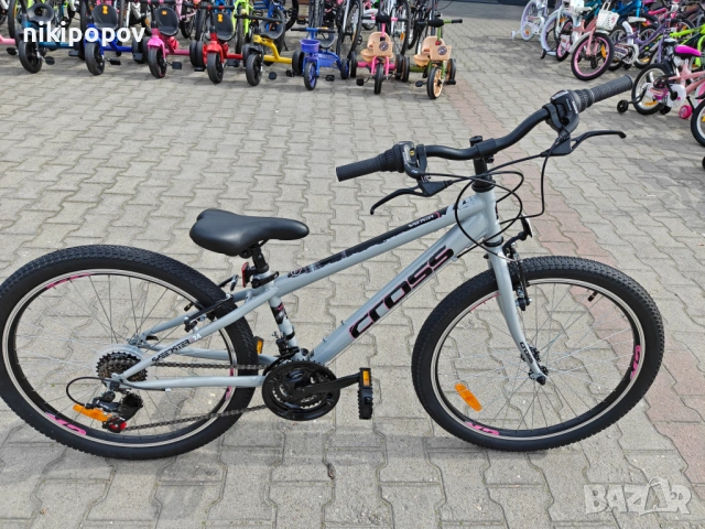 CROSS Велосипед 24" SPEEDSTER сив, снимка 3 - Велосипеди - 53830748
