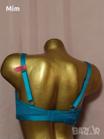 Hunkemoller 80 F Син сутиен , снимка 8 - Бельо - 52685049