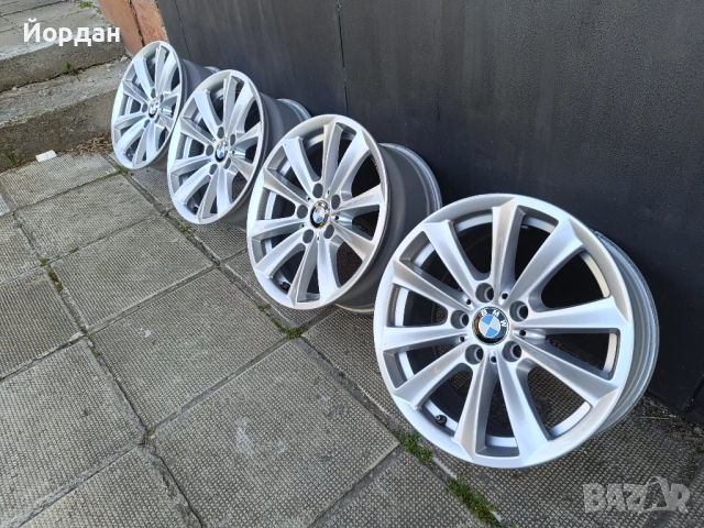 ОРИГИНАЛНИ джанти 17 ' цола 5x120 BMW / БМВ ЕТ30 8J + датчици F10 F11 E90 E91, снимка 7 - Гуми и джанти - 54221646