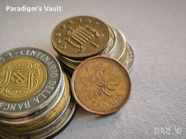 Монета - Канада - 1 цент | 1989г., снимка 1 - Нумизматика и бонистика - 46215513