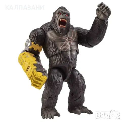 MONSTERVERSE GODZILLA x KONG Кинг Конг с Мега ръкавица и функция юмрук 35580XEU-01/35585 , снимка 5 - Фигурки - 46993417