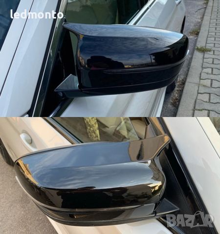 Капаци огледала BMW G20  G11G G15 G21 G28 G30 G38 с тунинг капаци в черен гланц  , снимка 1 - Части - 40441980