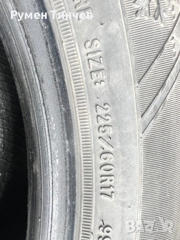 4бр зимни гуми 225-60-17, снимка 8 - Гуми и джанти - 53902805