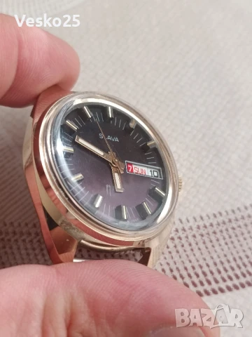 Часовник Слава/Slava механичен позлата, снимка 8 - Мъжки - 51386193