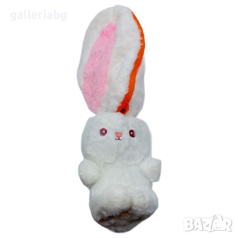 Плюшена играчка Зайче с морков, снимка 3 - Плюшени играчки - 45854156