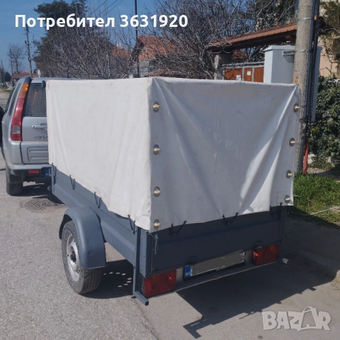 Ремарке за лек автомобил STEMA немско с регистрация, снимка 2 - Ремаркета - 53895153