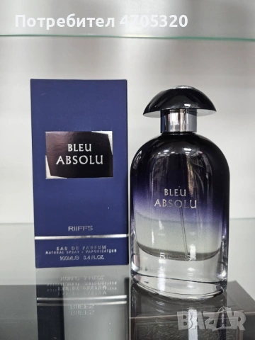 Парфюм Bleu Absolu Riiffs Eau de Parfum 100ml. ✨ Открийте абсолютната сила на аромата с "Bleu Absolu, снимка 6 - Мъжки парфюми - 53115455