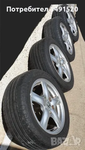 Гуми с джанти 205/55R16 за Honda Civic , Accord, снимка 1 - Гуми и джанти - 48168575