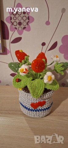 ръчно плетени сърца, снимка 11 - Декорация за дома - 53189935