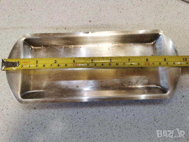 ПОСРЕБРЕН ПОДНОС, снимка 4 - Антикварни и старинни предмети - 51036684