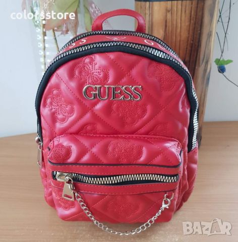 Червена раница  Guess-SG140pe, снимка 2 - Раници - 46280423