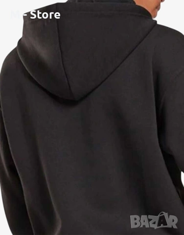 Дамско горнище REEBOK Identity Full-Zip Hoodie Black, снимка 4 - Спортни екипи - 54191030