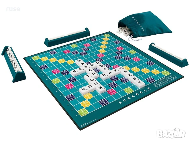 НОВИ! Настолна игра Scrabble Скрабъл на български език, снимка 2 - Образователни игри - 54123998