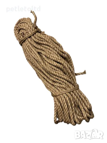 Въже конопено Ф 10 мм / 50 метра, снимка 2 - Други стоки за дома - 30861042