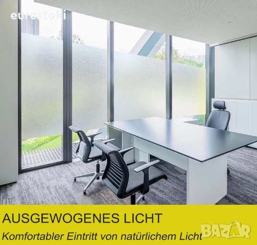 Статично фолио за прозорци Gufoltie, непрозрачно, матирано, снимка 3 - Дограми - 52587354